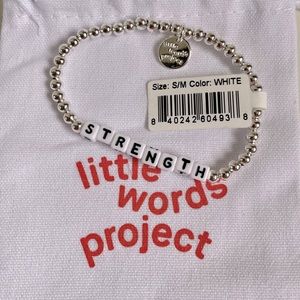 Little Words Project Silver bracelet